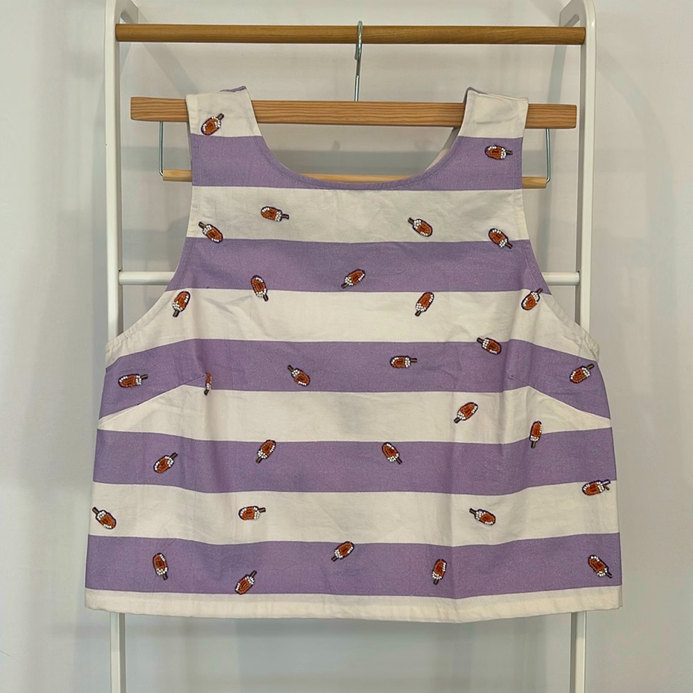 MAEVE *New* Icon Crop Cotton Top